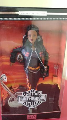 Lot of 3 Collector Edition Harley-Davidson Barbies.