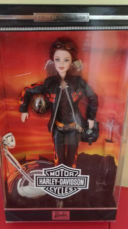Lot of 3 Collector Edition Harley-Davidson Barbies.