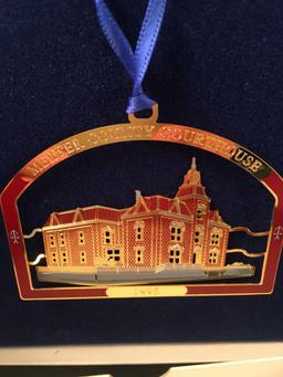 Holiday Collector Princeton Ornaments - Mercer County Courthouse; Virginian Hotel; McNutt House; WV