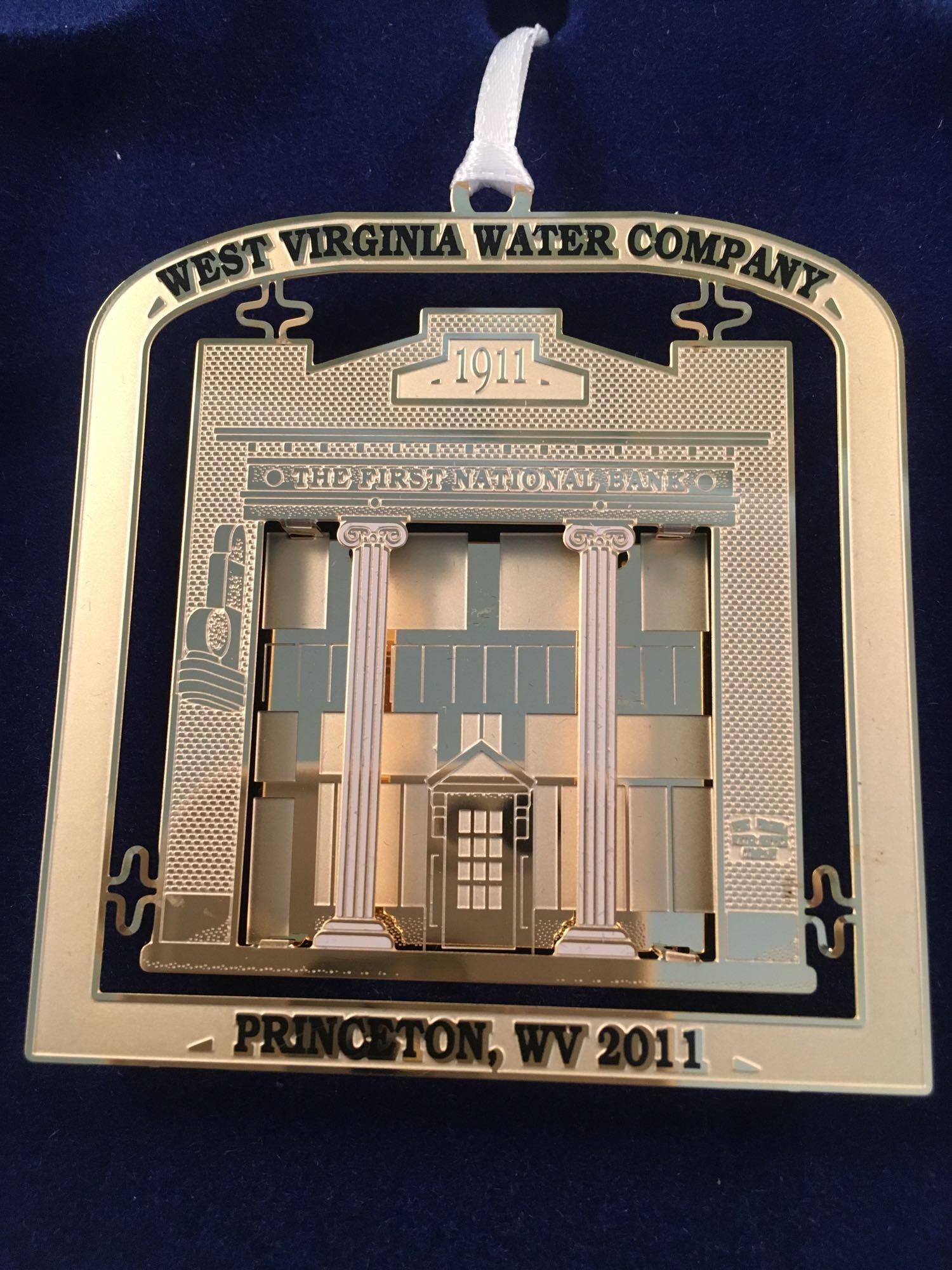 Holiday Collector Princeton Ornaments - Mercer County Courthouse; Virginian Hotel; McNutt House; WV