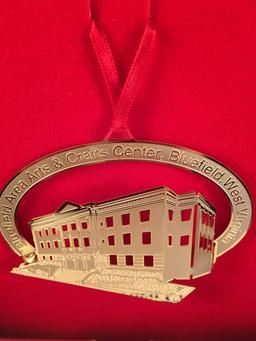 Holiday Collector Bluefield Ornaments - Clocktower; Area Arts & Craft Center; West Virginian Hotel &