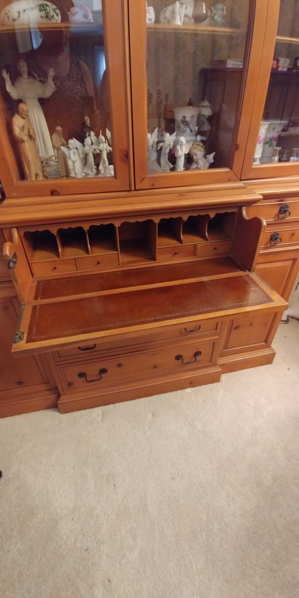 French Provincial china cabinet