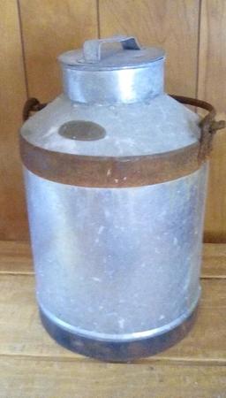 Milk can 16" tall