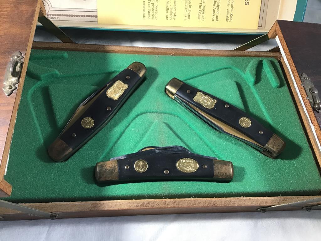 1975 Boker Knife Set.  Miners Commemorative Set.