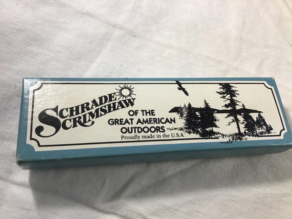 Schrade Pocahontas arrow pocket knife.  In box