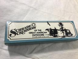 Schrade Pocahontas arrow pocket knife.  In box