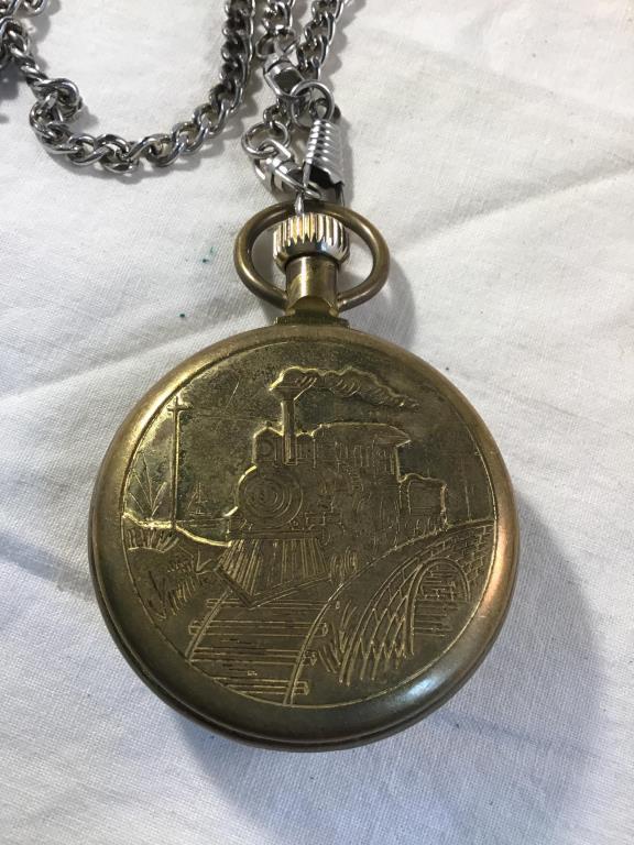 Sears pocket watch .  Runs