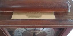 Hamilton chime clock.  Mantle size, service award