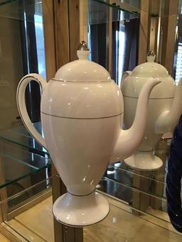 Lot of four tea pots.. 10 inch Wedgewood