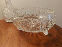 16 inch decanter, 9 inch bowl