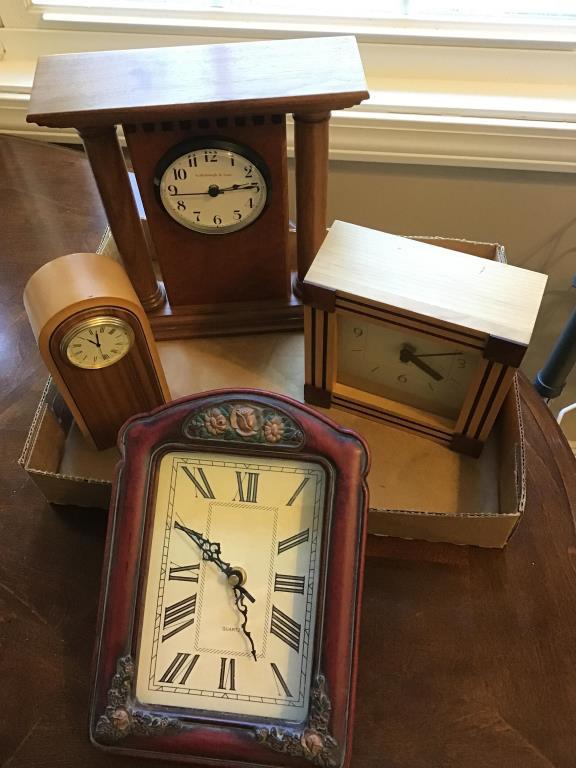 Group of decorative clocks