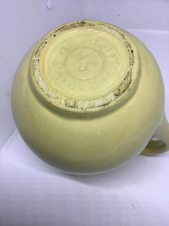 Watt pottery creamer.  5 inches.  Very slight