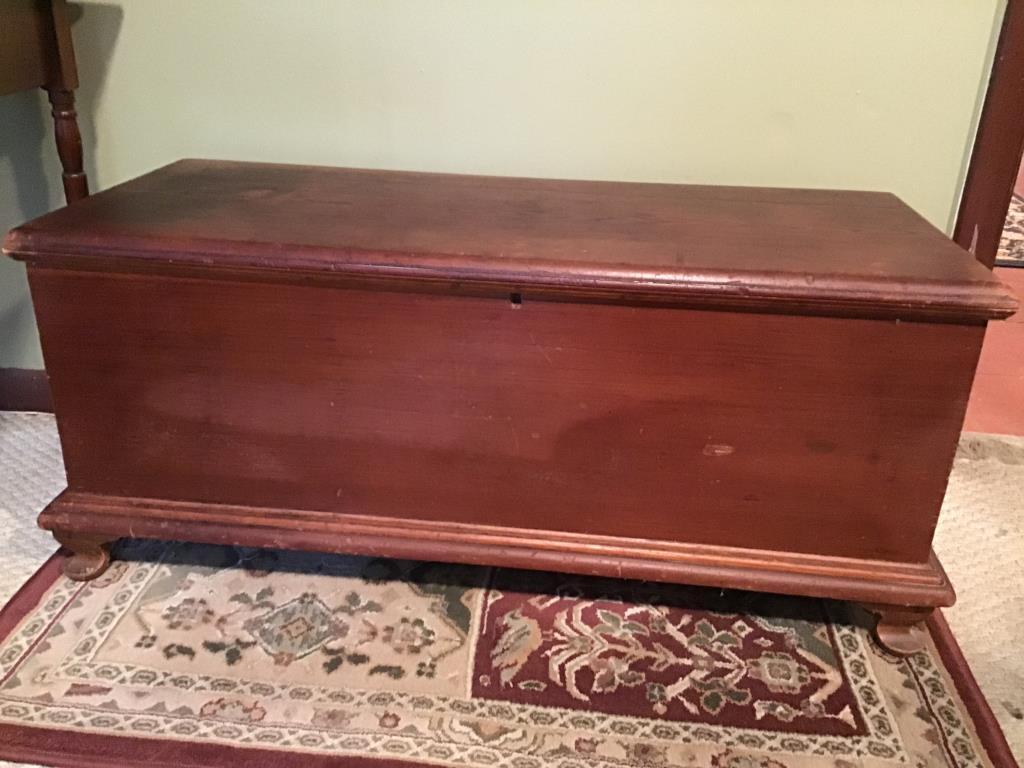 Antique Child’s Trunk. 3 Ft Wide, 16 Inches