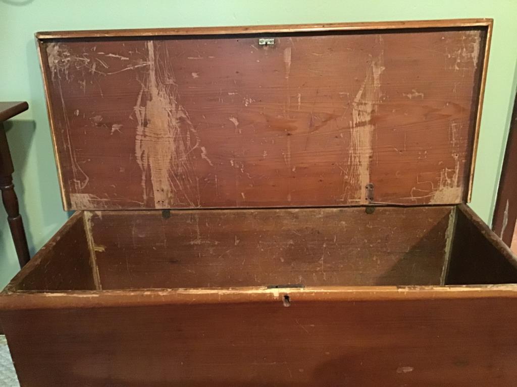 Antique Child’s Trunk. 3 Ft Wide, 16 Inches