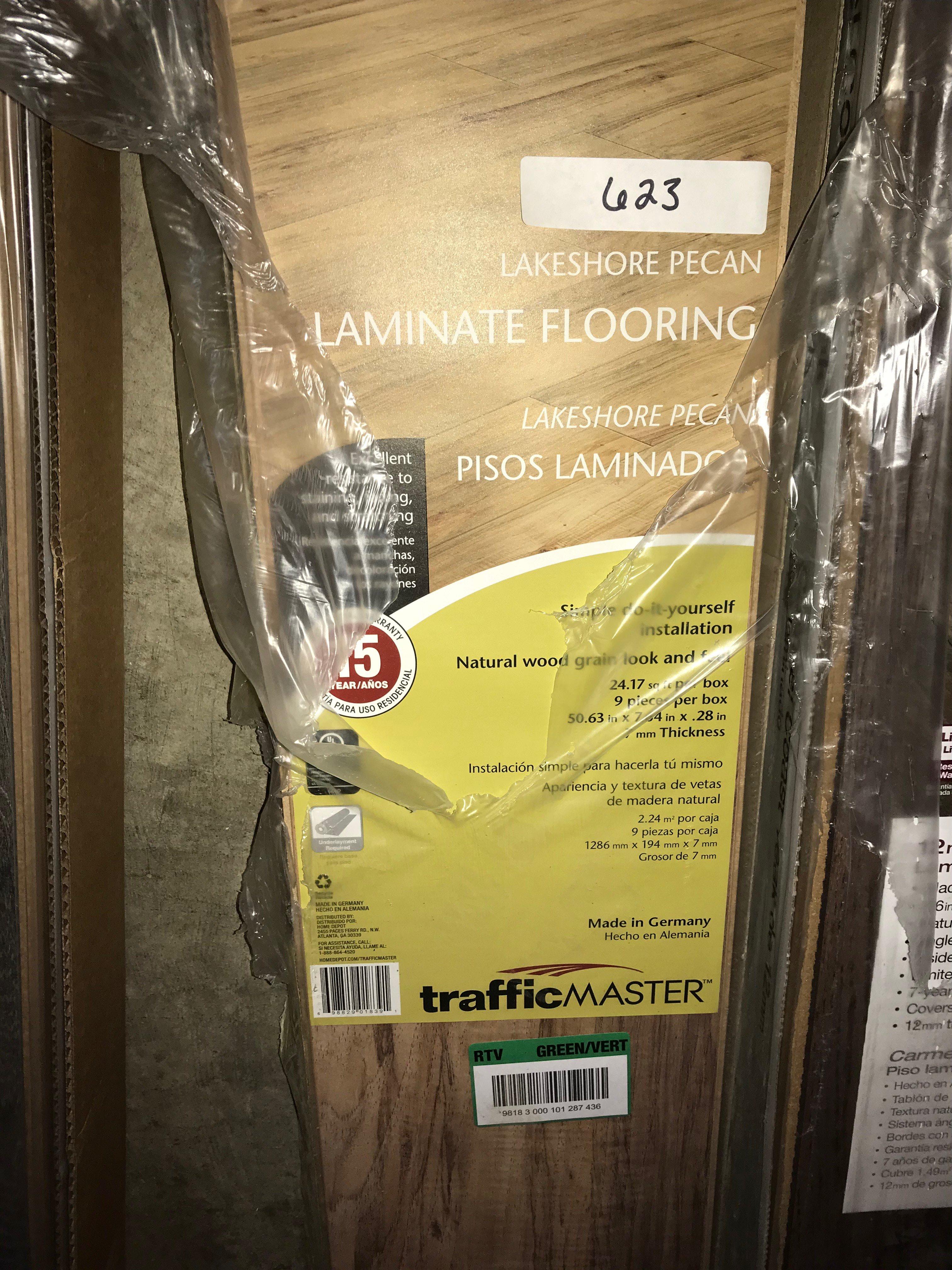 Traffic Master Lakeshore Pecan Laminate Flooring