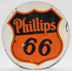 Phillips 66 Porcelain Curb Sign