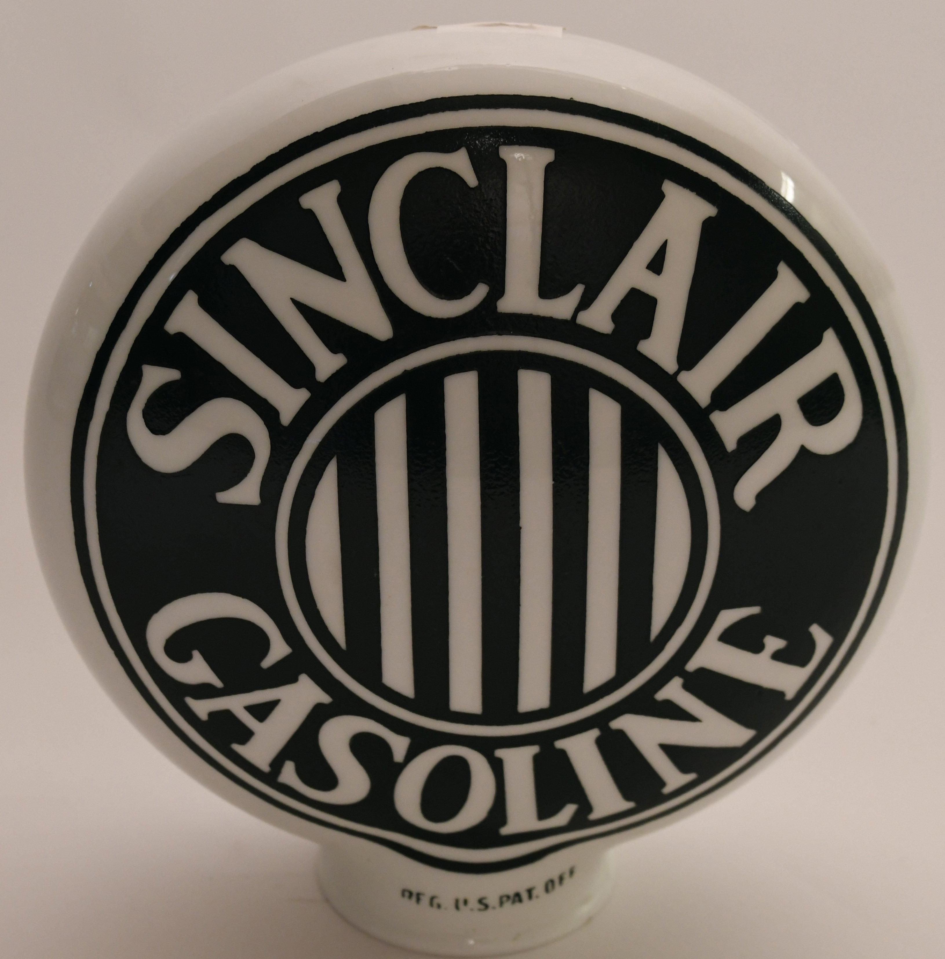 Sinclair Gasoline Baked OP Globe NOS