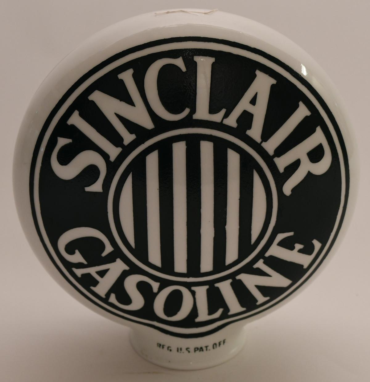 Sinclair Gasoline Baked OP Globe NOS