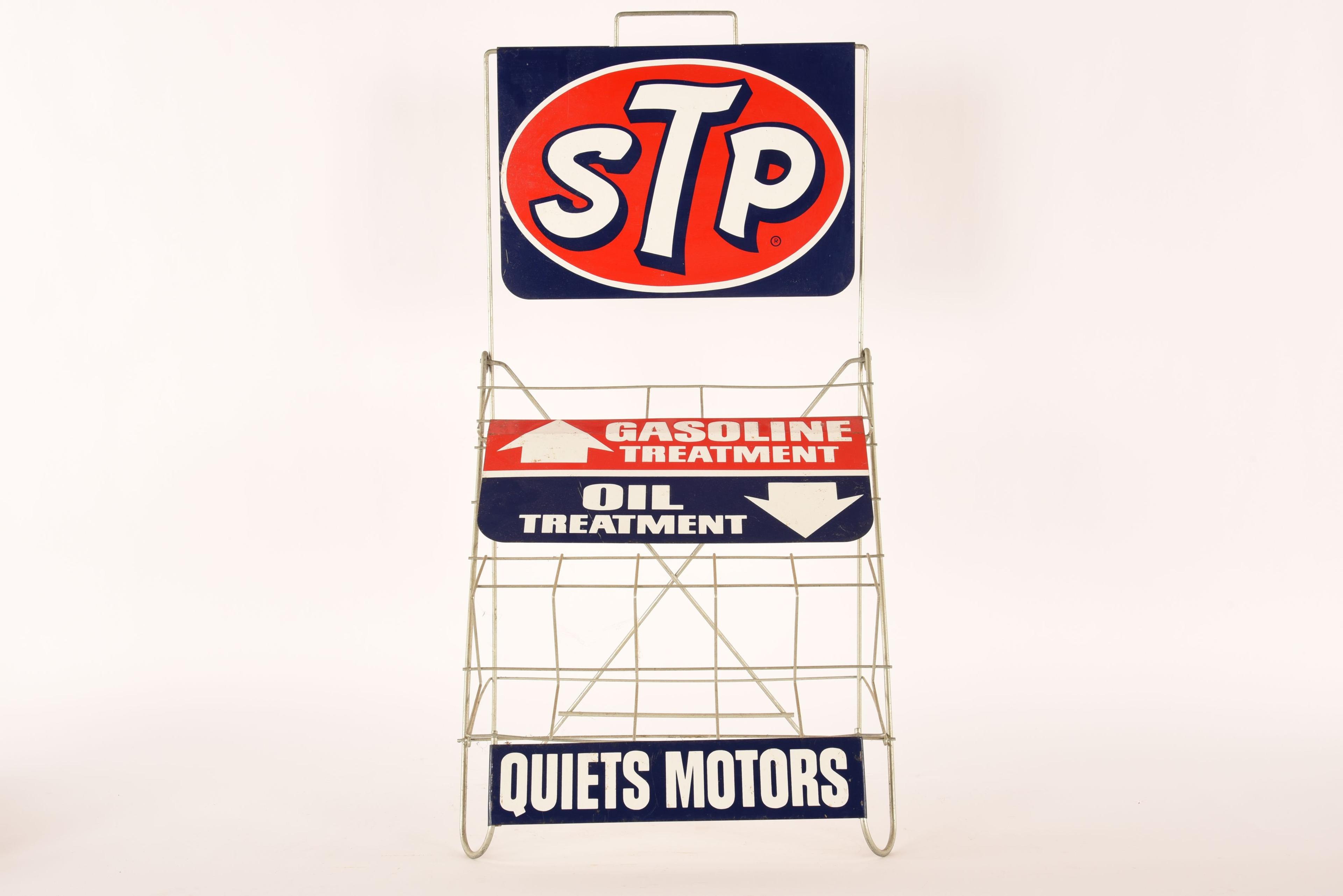 STP Gas And Oil Treatment Display Rack