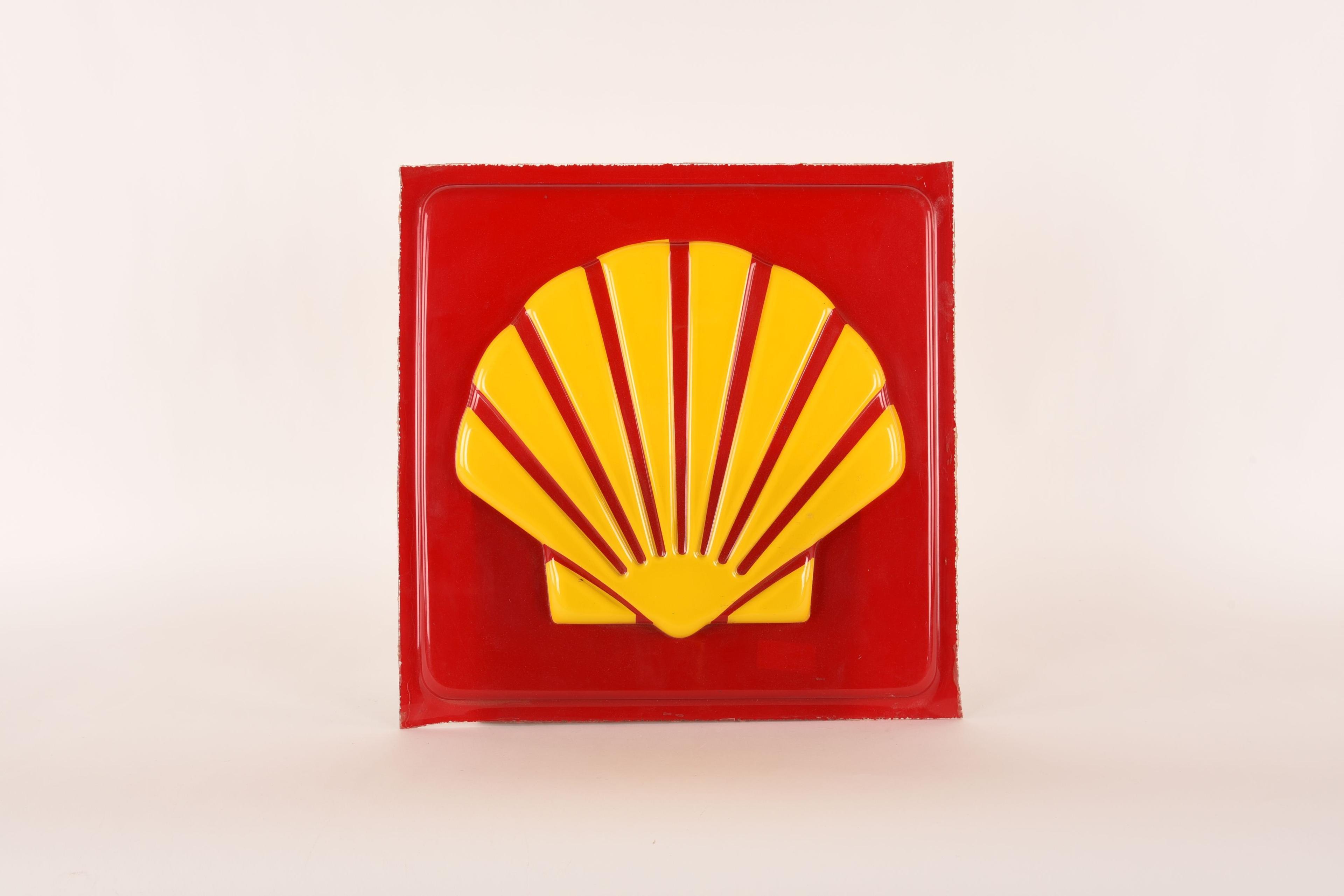 Shell Lighted Sign Plastic Lens