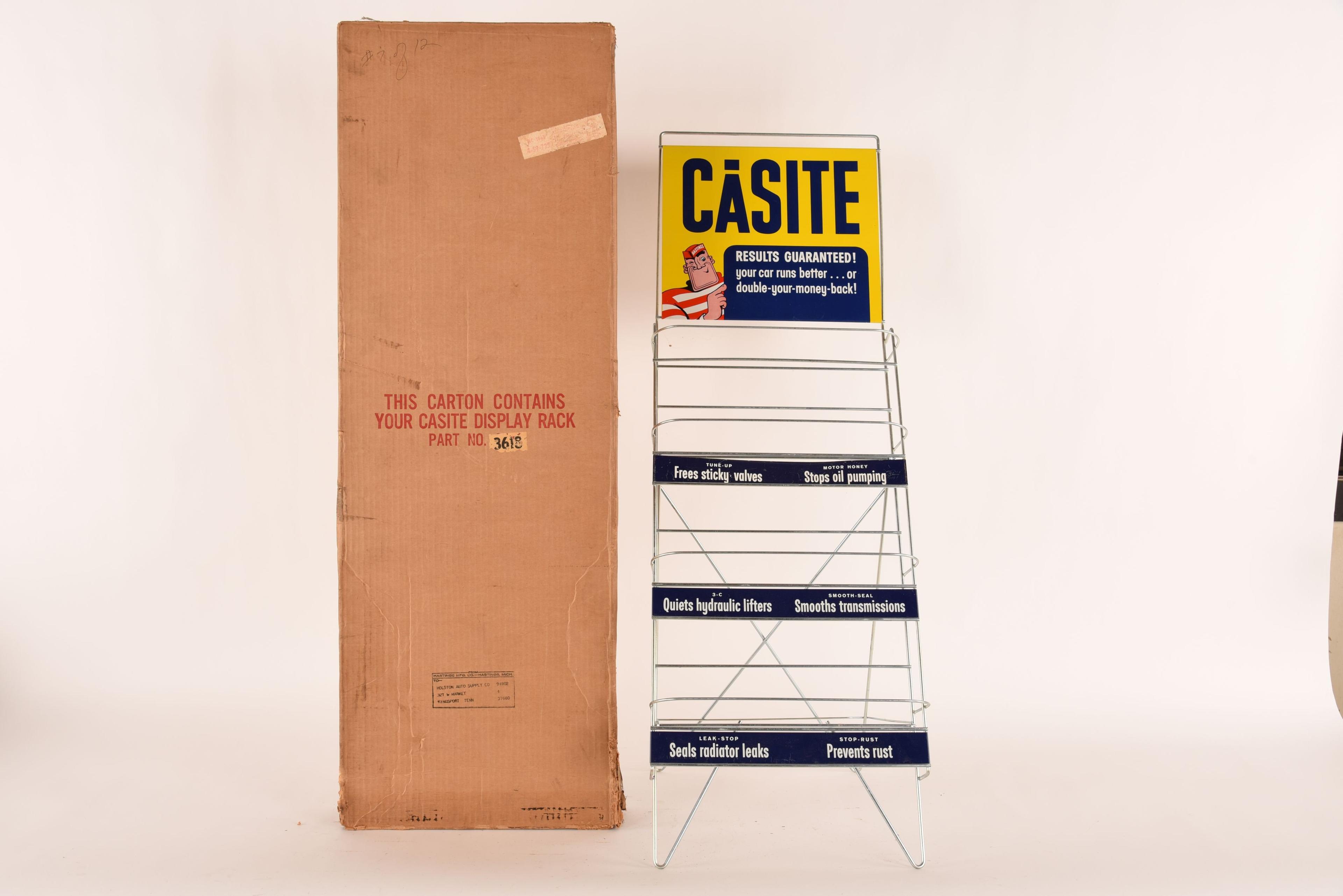 Casite Results Guaranteed Display Rack NOS