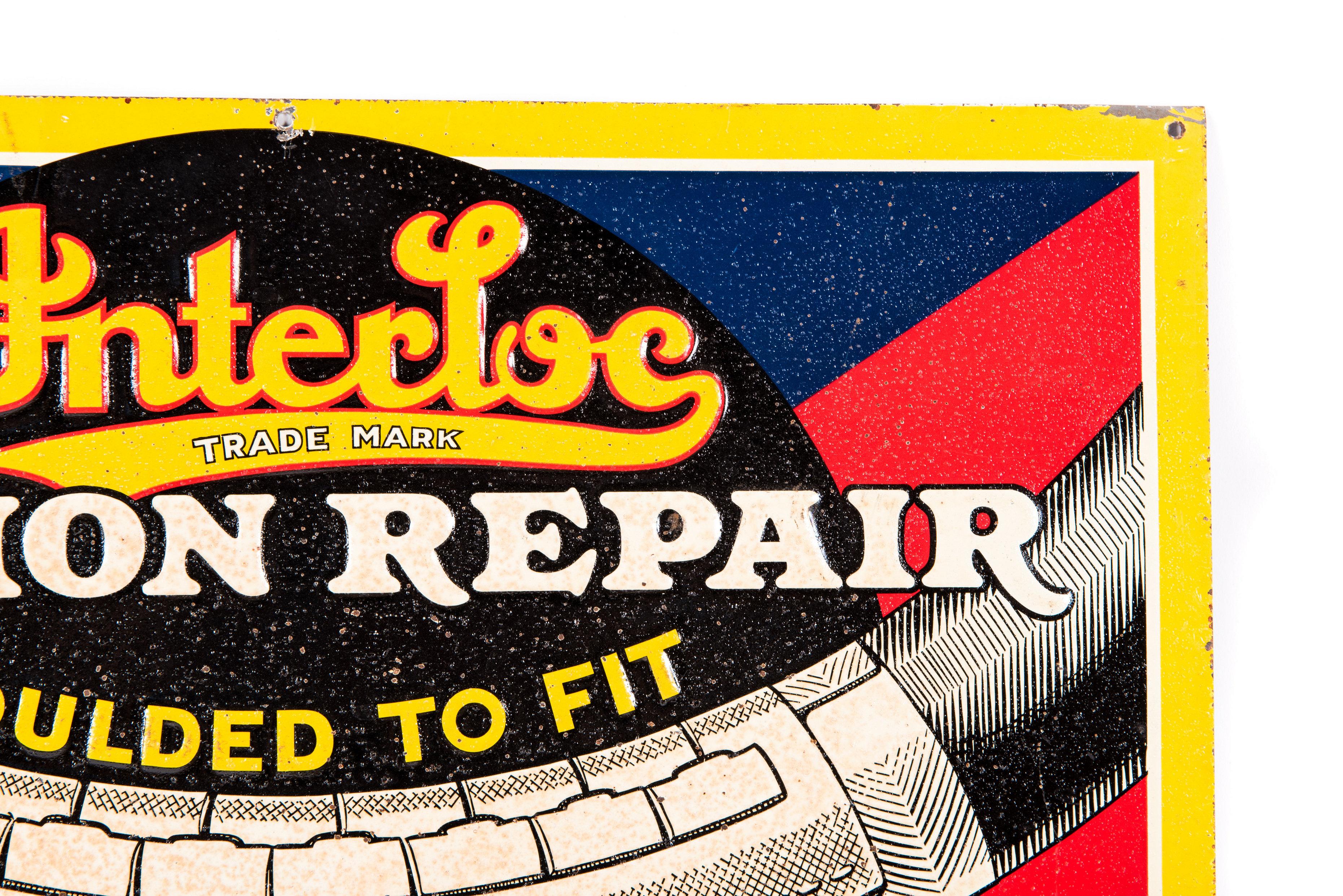 Interloc Section Repair Tin Sign