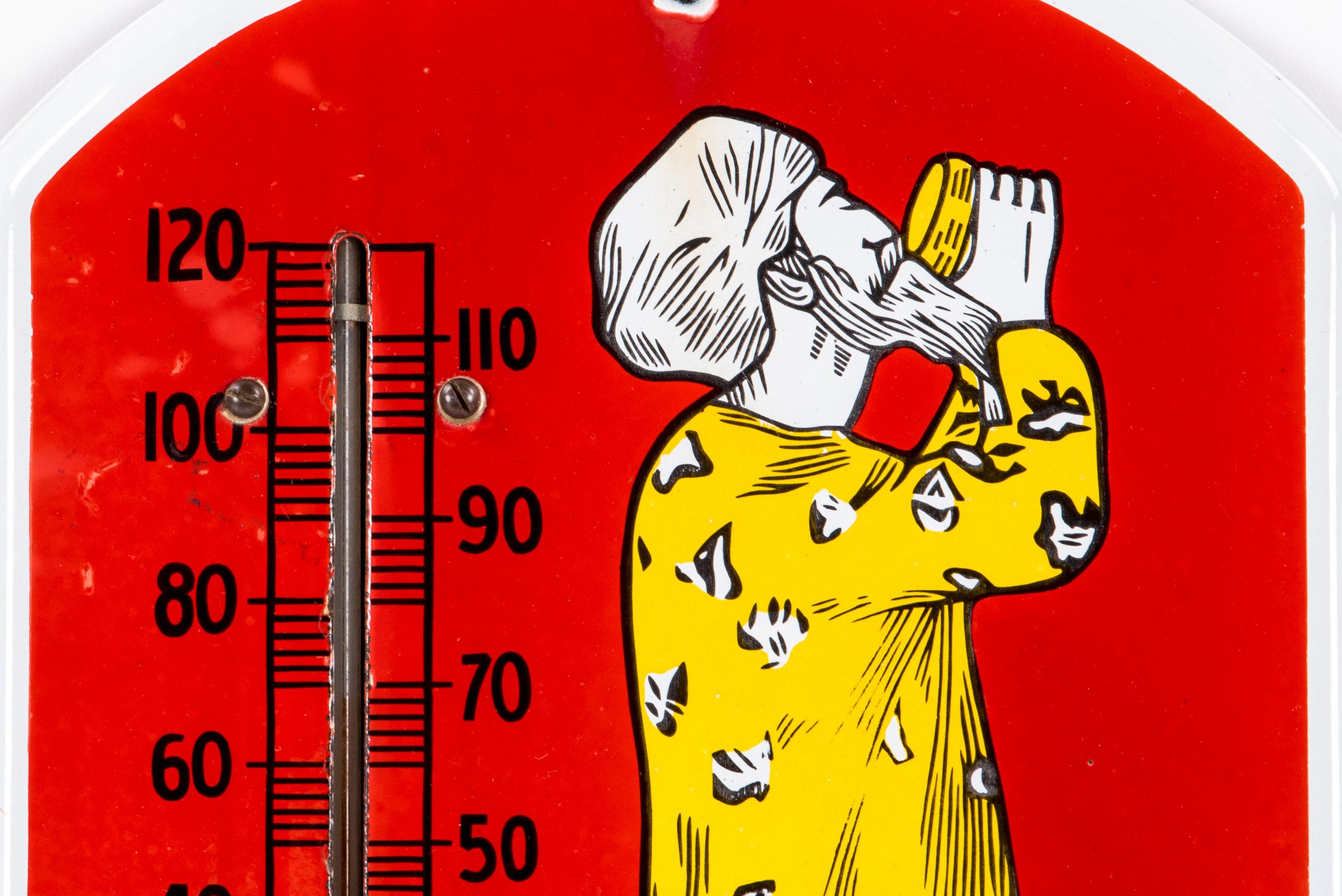 Hills Bros. Coffee Porcelain Thermometer