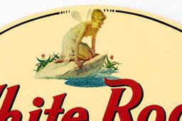 White Rock Sparkling Beverages Tin Flange Sign