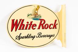 White Rock Sparkling Beverages Tin Flange Sign