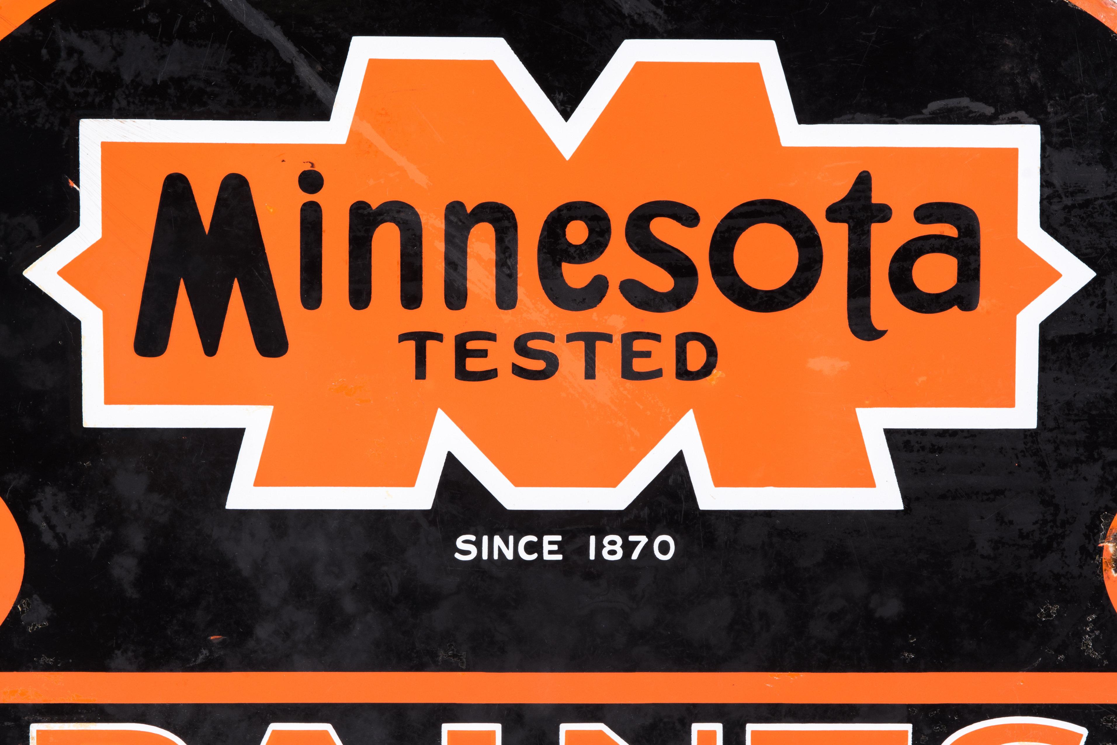 Minnesota Tested Paints Porcelain Flange Sign