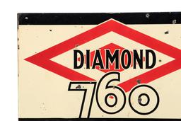 Diamond 760 Motor Oil Porcelain Sign