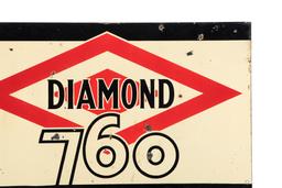 Diamond 760 Motor Oil Porcelain Sign