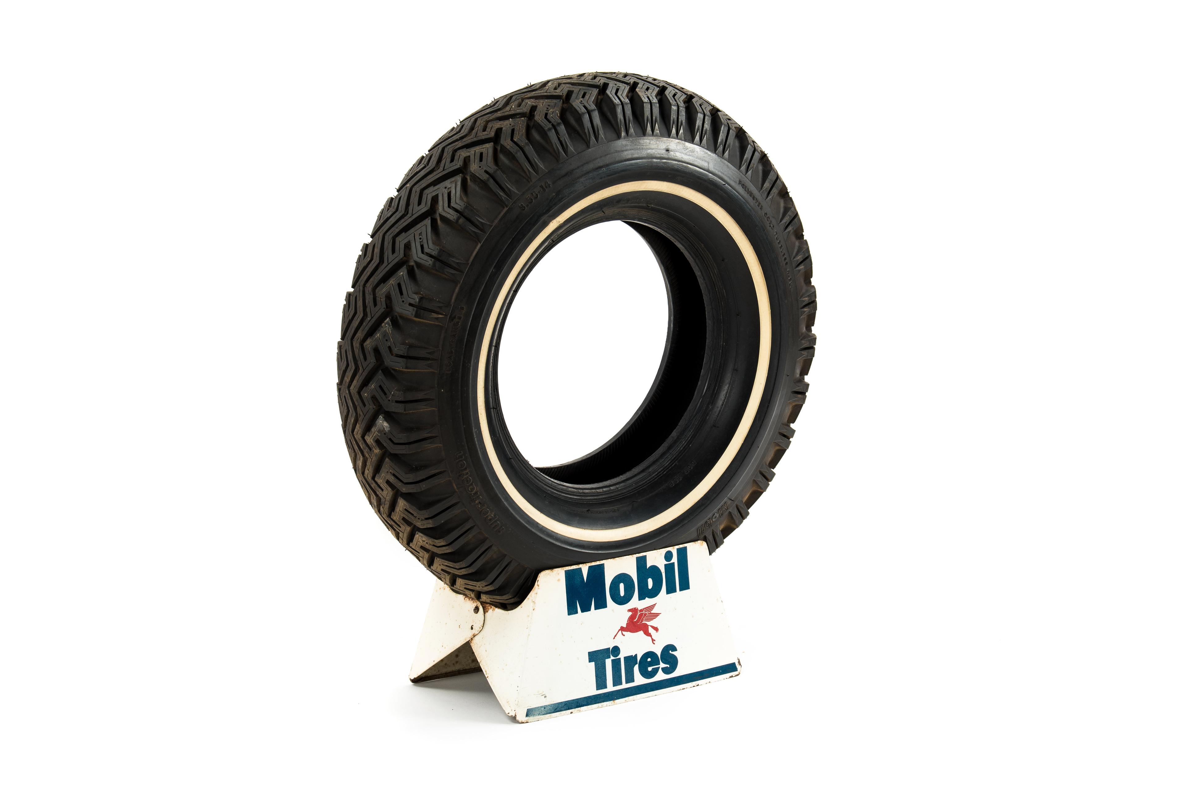 Mobil Tires Tire Display With Mobil Tire