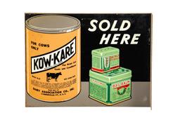 Kow-Kare Bag Balm Sold Here Tin Flange Sign