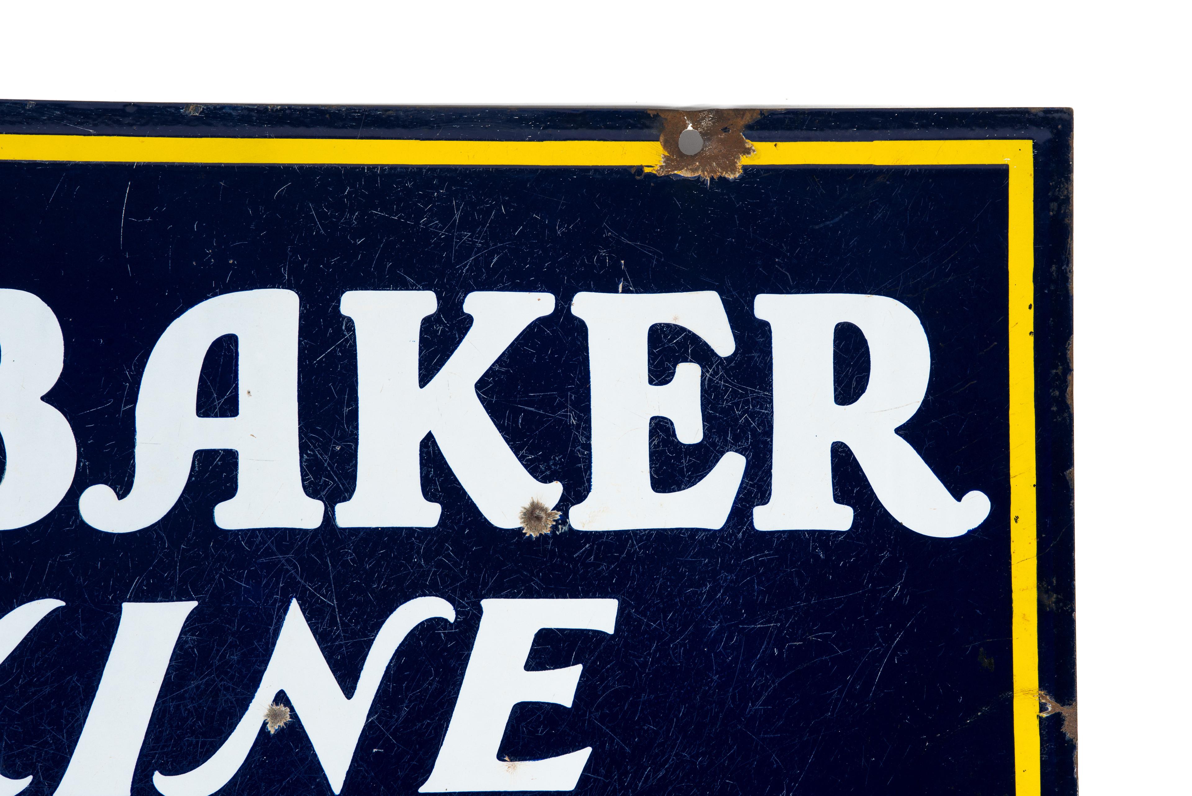 Studebaker Erskine Service Porcelain Sign