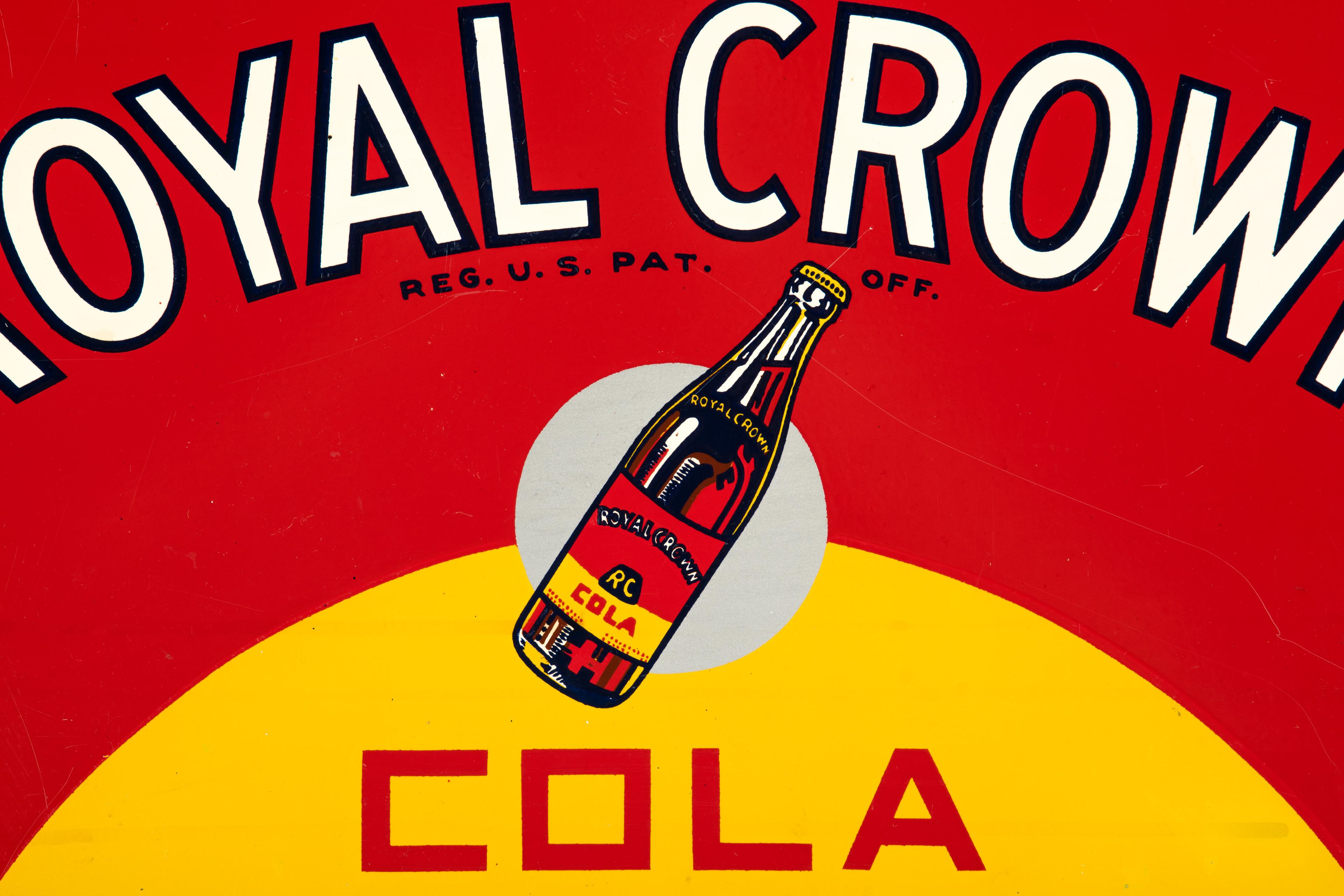 Royal Crown Cola Tin Hanging Sign