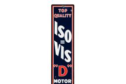 Standard Motor Oil Vertical Porcelain Sign