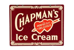 Chapman's Ice Cream Porcelain Sign