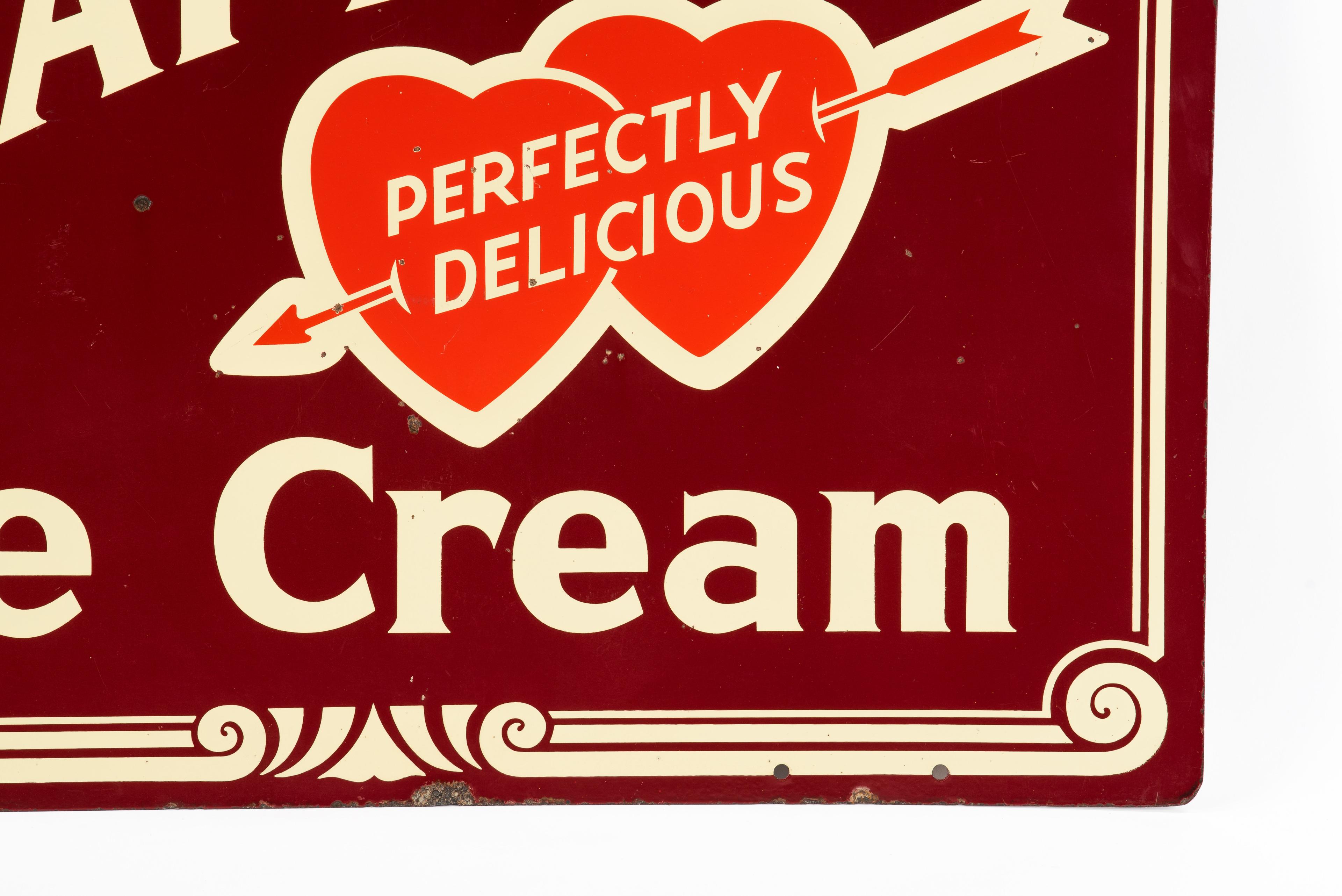 Chapman's Ice Cream Porcelain Sign