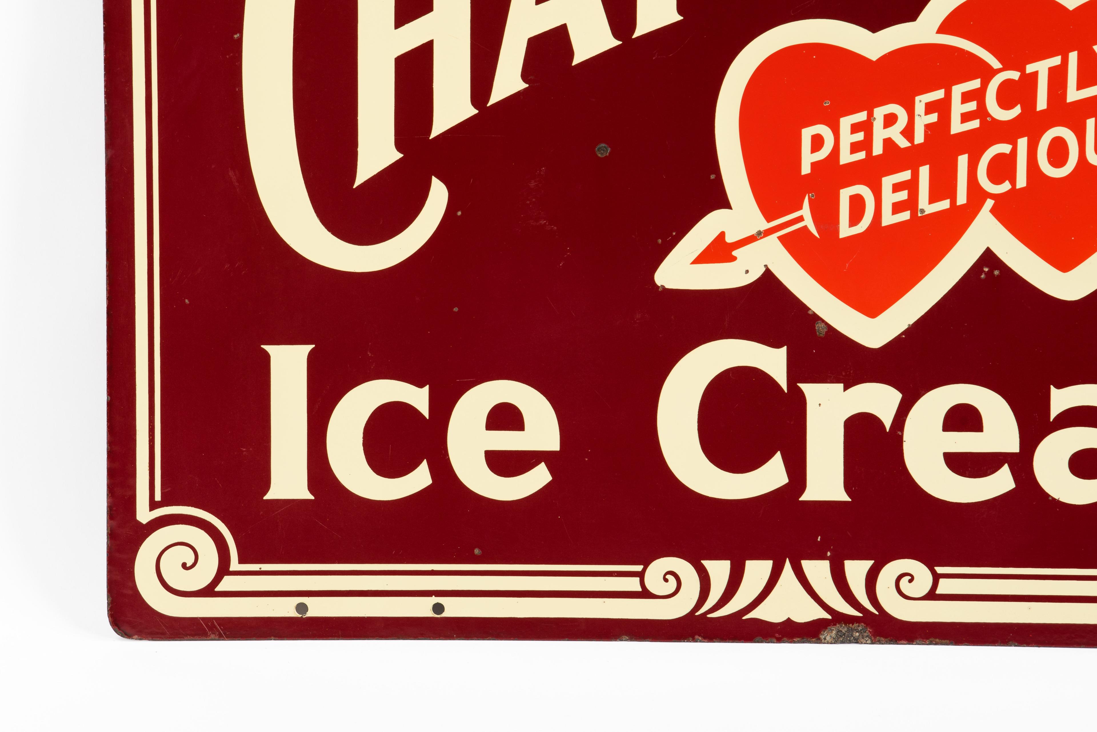 Chapman's Ice Cream Porcelain Sign