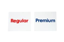 2 Mobil Gasoline Porcelain Gas Pump Signs