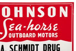 Johnson Sea-Horse Outboard Motors Tin Sign