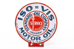 Standard Iso=Vis Motor Oil Porcelain Paddle Sign