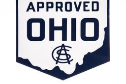 Approved Ohio Porcelain Hanging Sign