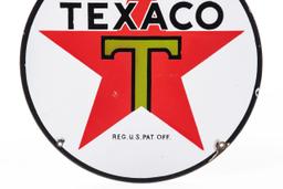 Texaco Lubester Porcelain Sign