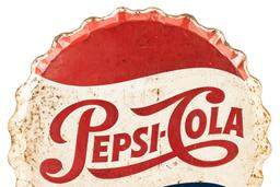 Pepsi-cola Bottle Cap Sign