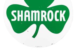 Shamrock Porcelain Pole Sign