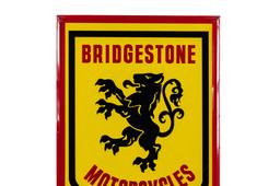 Bridgestone Motorcycles Sales & Service Tin Sign