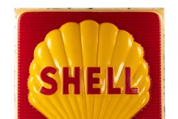 Large Shell Plastic Lighted Sign Insert