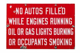 No Autos Filled While Engines Running